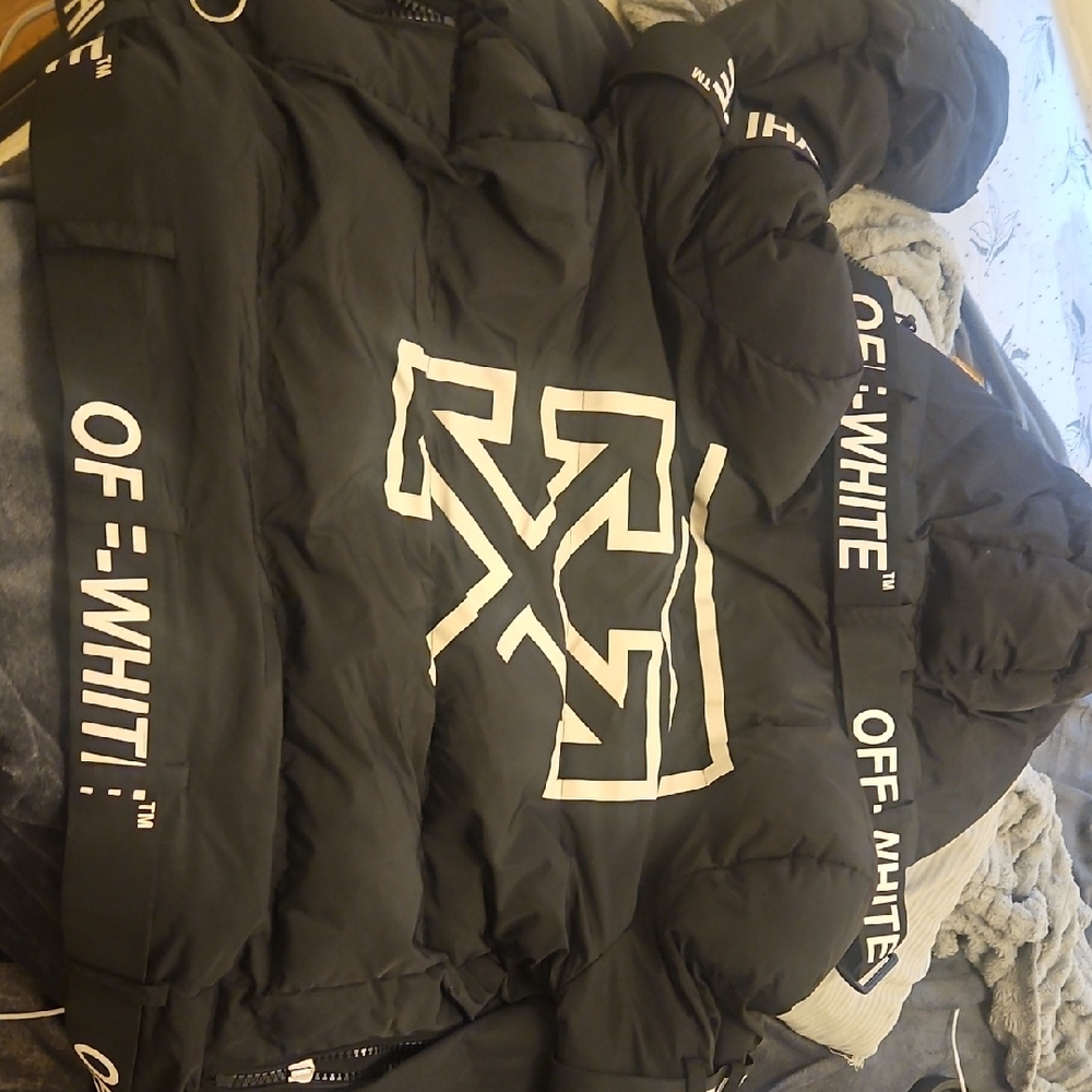 Off-White Black and White Puffer Jacket